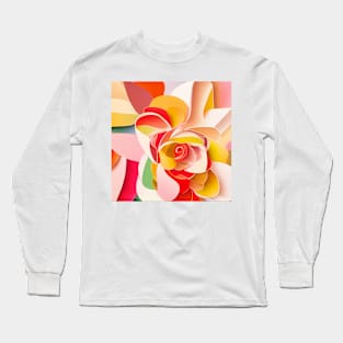 Delicate Floral Impressions Long Sleeve T-Shirt